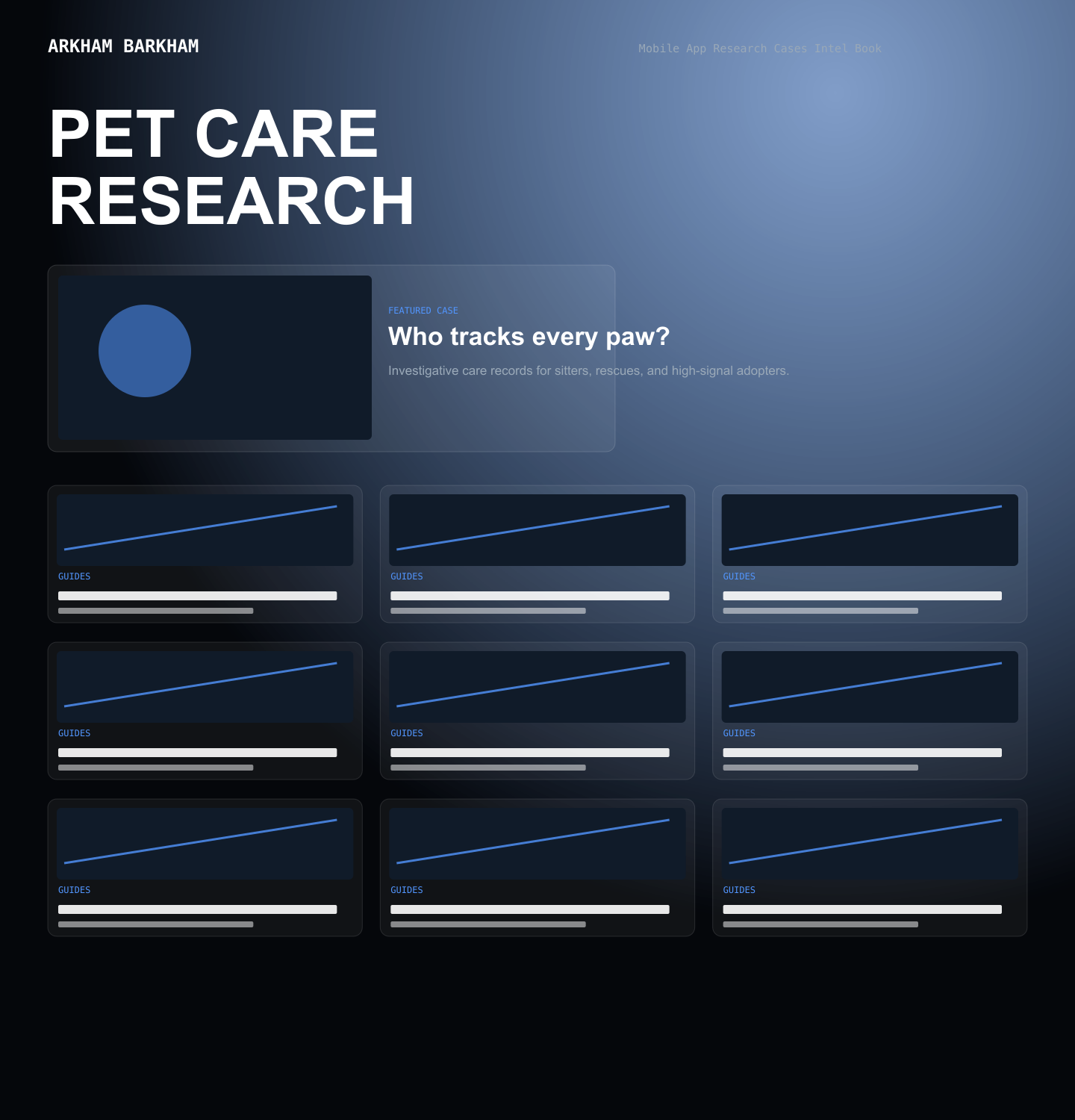 Arkham Barkham Pet Shop desktop screenshot