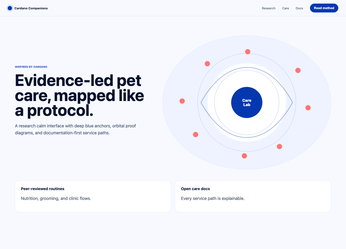Cardano Pet Shop desktop screenshot