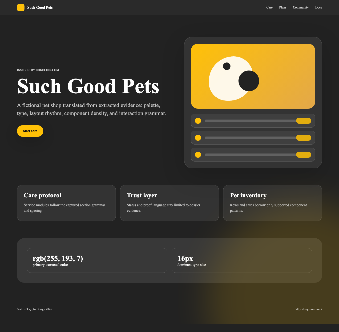 Such Good Pets Pet Shop desktop screenshot